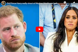 Did Prince Harry really shout at Meghan Markle and ask for a divorce