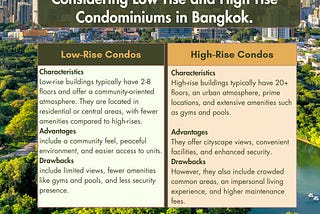 Bangkok Condos: Low-Rise Serenity or High-Rise Buzz?