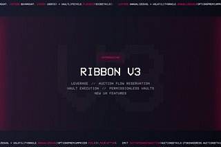 Ribbon V3