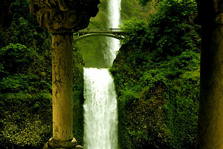 Double Waterfall, Oregon