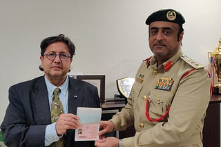 Dr. Gautam Allahbadia receives the UAE Golden Visa