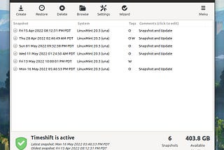 How to Create System Snapshots On Linux