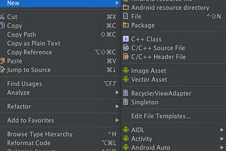 Live Template for RecyclerView Adapter in Android Studio