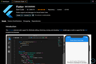 Setting up flutter in VS Code