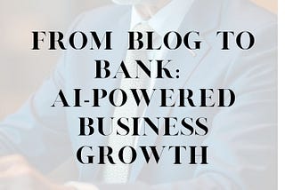 Boost Your Book Sales: How I Launched “From Blog to Bank”
