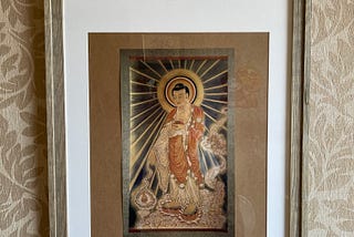 Amitabha Printed on Matt Paper and Framed