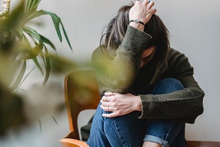 Someone struggling with anxiety and panic attacks and how to help