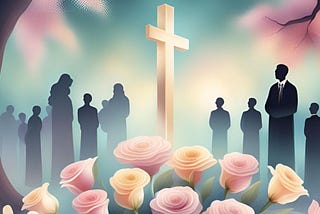 Flowers At A Funeral