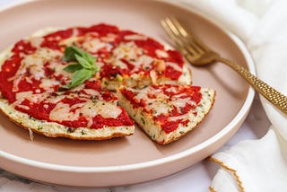 High Protein Breakfast Pizza