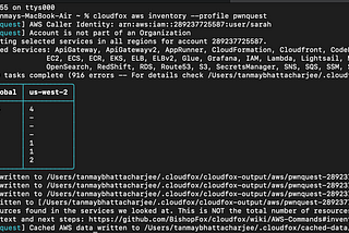 Get Situational Awareness in AWS with Cloudfox by Pwned Labs