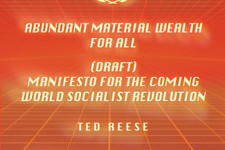 New book: Abundant Material Wealth For All — Out Now