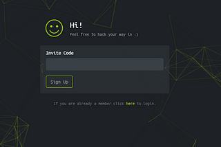 How to start with HTB…{Part 1: Invite Code}