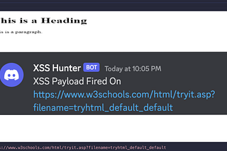 Easy XSSHunter Discord Alerts