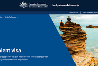 My Australian Global Talent visa application attempt and lessons learned.