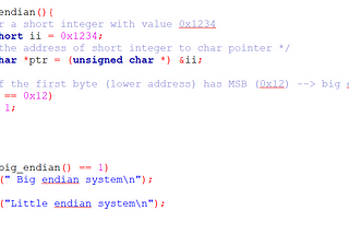 Big-endian and little-endian formats