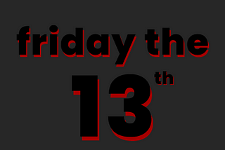 friday the 13th