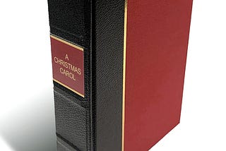 A Christmas Carol (Leather-bound) Charles Dickens Hardcover Book