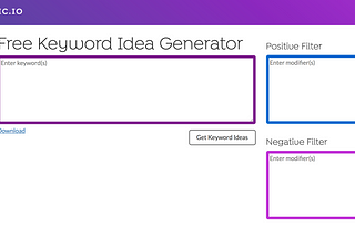 Keyword Tool — How I’m Going to Rank #1