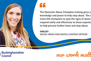 The Power to Save Lives: Becoming a Domestic Abuse Champion