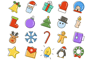 Freebie: Christmas icon set