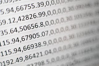 Binary representation of the floating-point numbers