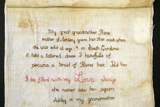 A Tattered Dress, Three Handfuls of Pecans, and a Braid of Hair