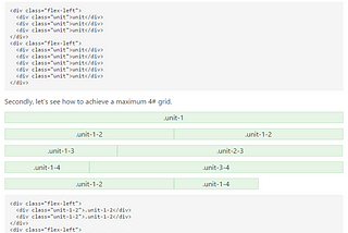 A flexbox layout css library