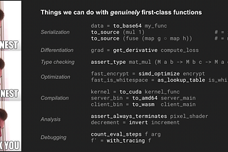 A fresh look at “first-class functions”