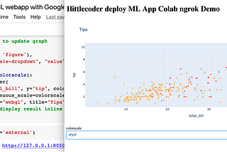 Google Colab ML Web App Deploy