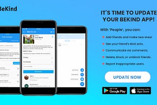 “BeKind” app Launches the “People” Feature