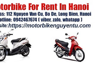 Guide Cheap Motorbike Rental In Hanoi