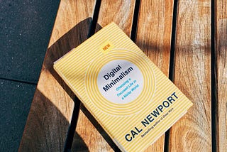 A picture of the book Digital Minimalism by Cal Newport