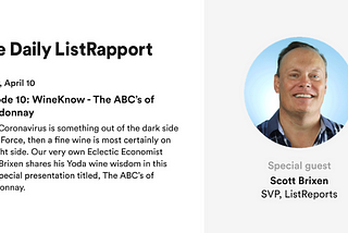 The Daily ListRapport — Episode 10: Fun Friday! The ABCs of Chardonnay