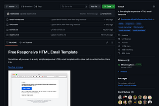 Free Responsive HTML Email Template — 10 Years