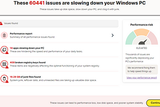 You Have 60,000+ Issues Slowing Down Your Computer
