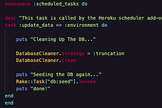 Re-Seed Your Heroku Database Everyday With One-Off Dynos