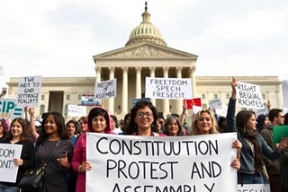 The Constitutional Basis for Peaceful Protest and Assembly in the United States