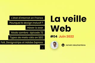 Veille web #04 — juin 2022