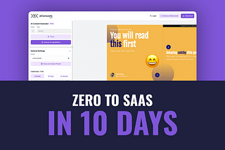 From Zero to SaaS — Building and Launching a SaaS in 10 Days! 🚀