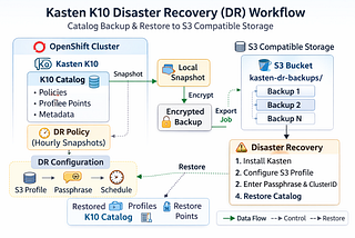 Kasten K10 Disaster Recovery (DR) Setup Guide for Kubernetes / OpenShift
