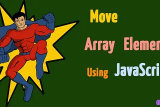 Change position of element in array using JavaScript code example