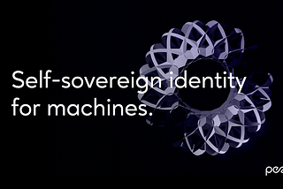 Self-Sovereign Identity for Machines