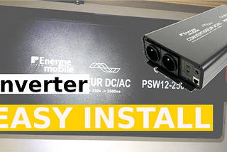 How to install a DC to AC inverter in your van?