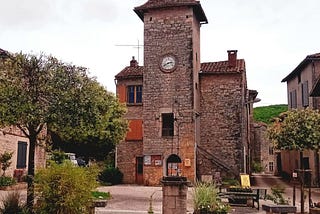 Village clock by author