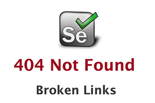 How To Find All Broken Links On The Page With Selenium