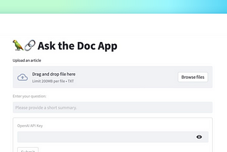 LangChain tutorial #4: Build an Ask the Doc app