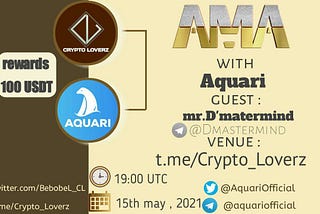 We just finished our AMA with Aquari
