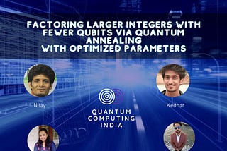 Factoring larger integers with fewer Qubits via quantum annealing with optimized parameters