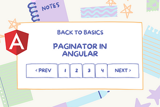 Create A Simple Pagination Component In Angular