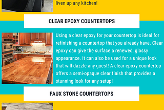 EPOXY COUNTERTOPS